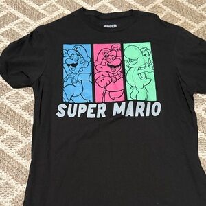 MAD Engine Super Mario Black T-Shirt